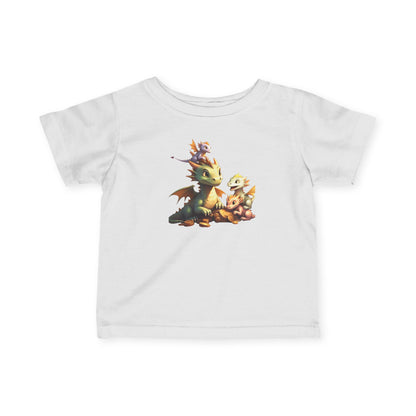 Whimsical Dragon Infant T-Shirt | Cute Baby Tee for Adventurous Kids