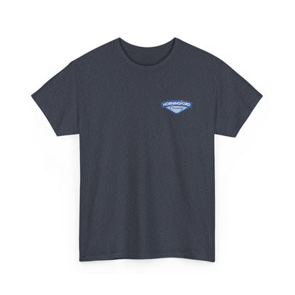 Horningford Creamery Unisex Heavy Cotton Tee - Farm Fresh Design with Cow Graphic