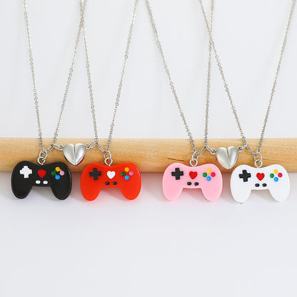 Creative Game Machine Handle Necklace