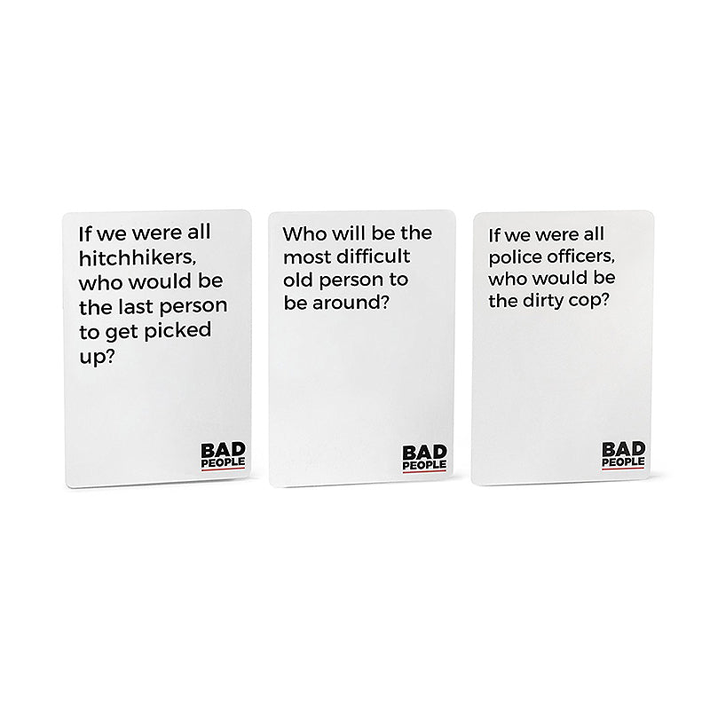 Card board game BAD PEOPLE