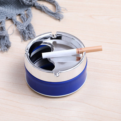 Sealed Windproof Stainless Steel Ash Tray