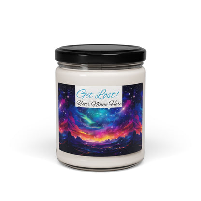 Vibrant Galaxy Get Lost In Space Scented Soy Candle - 9oz - Perfect for Relaxation and Home Décor