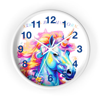 Always Be A Unicorn Wall Clock