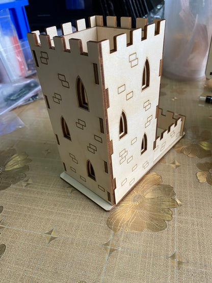 Dice Tower Broken House Castle