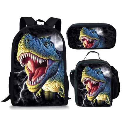 Backpack Dinosaur Schoolbag Children's Meal Bag