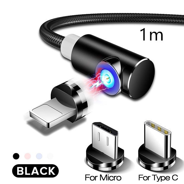 Magnetic Cable Micro USB Type C Charger