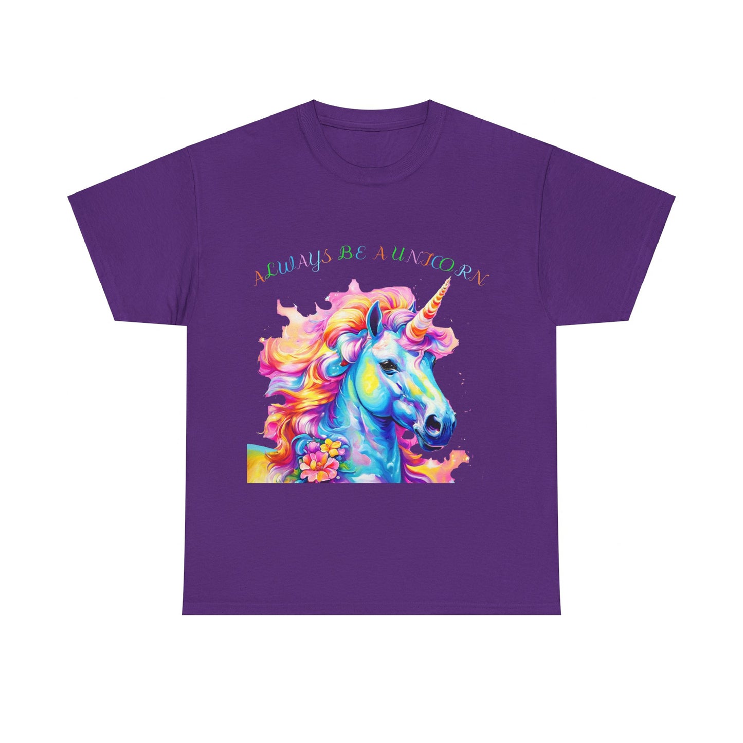 Always Be A Unicorn Unisex Heavy Cotton Tee