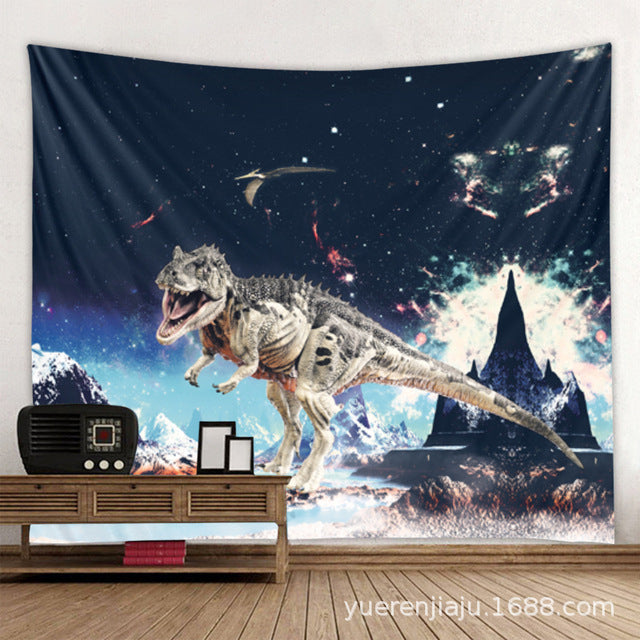 Dinosaur Wall Beach Carpet Cloth