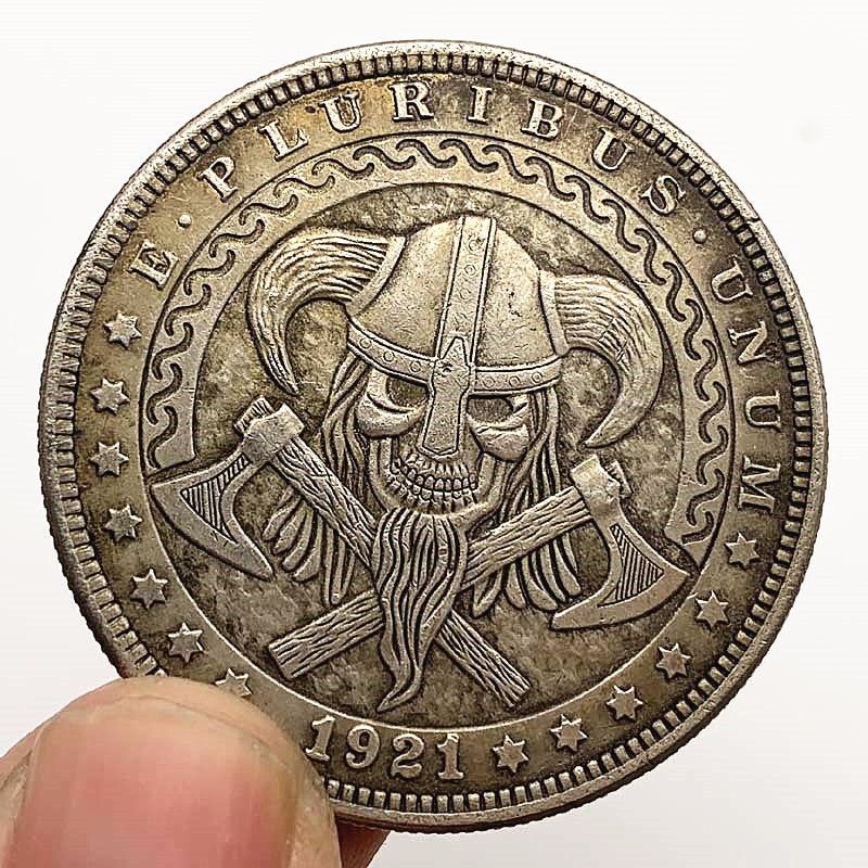 Skull Pirate Relief Commemorative Coin