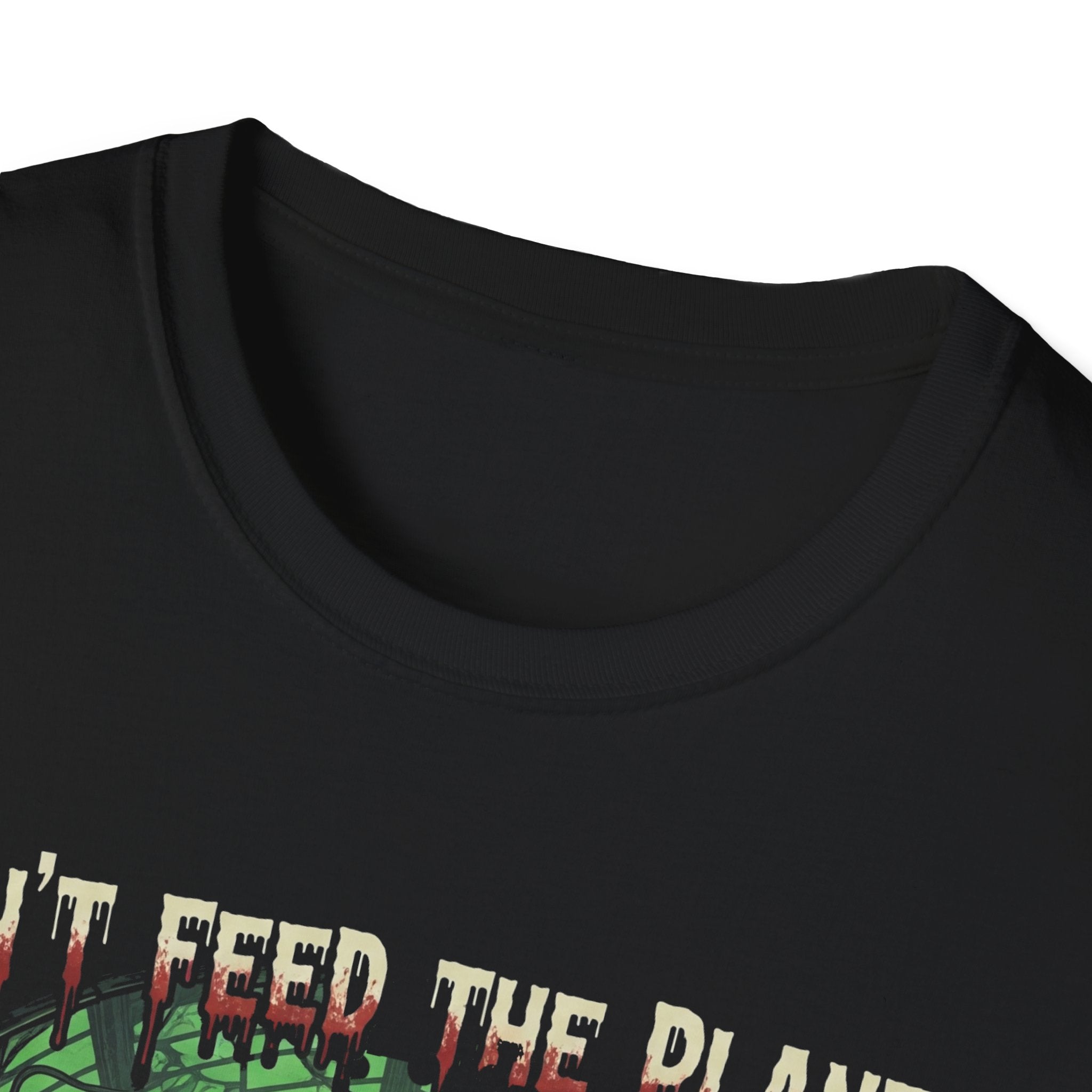 Don't Feed the Plants Unisex Softstyle T-Shirt, Horror T-Shirt, Halloween Shirt, Plant Lover Gift, Quirky Graphic Tee
