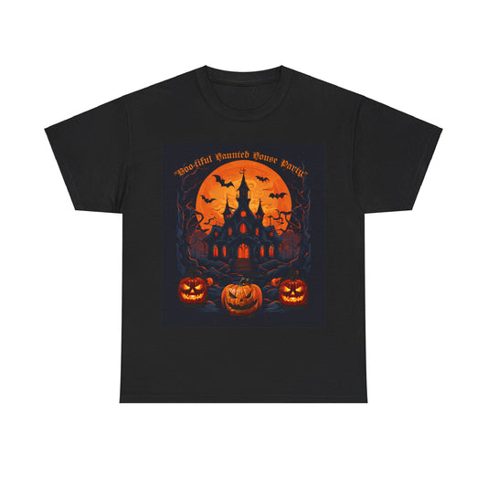 Boo Tiful Haunted House Party Unisex Heavy Cotton Tee