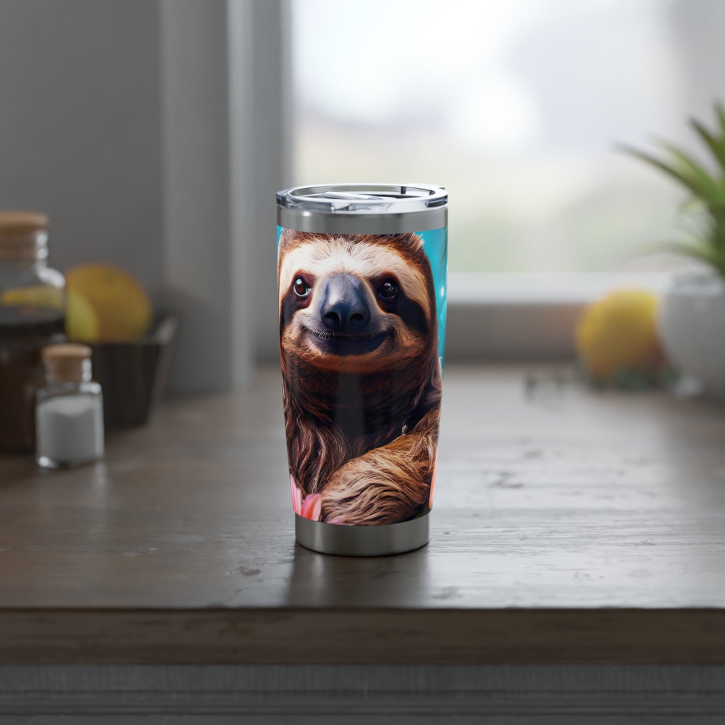 Cute Happy Sloth Vagabond 20oz Tumbler