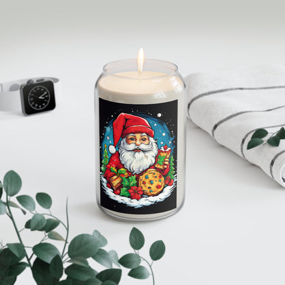 Festive Santa Scented Candle - 13.75oz Holiday Christmas Decor