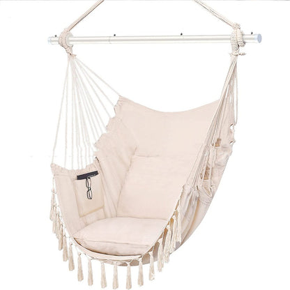 Folding Reinforced Iron Pipe Outdoor Hammock Anti-rollover Bedroom Swing Hanging Chair