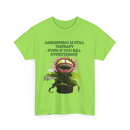 Gardening Is Therapy Unisex Heavy Cotton Tee