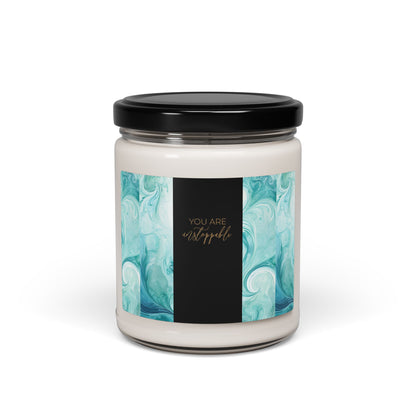 You Are Unstoppable Scented Soy Candle - 9oz Aromatherapy Gift