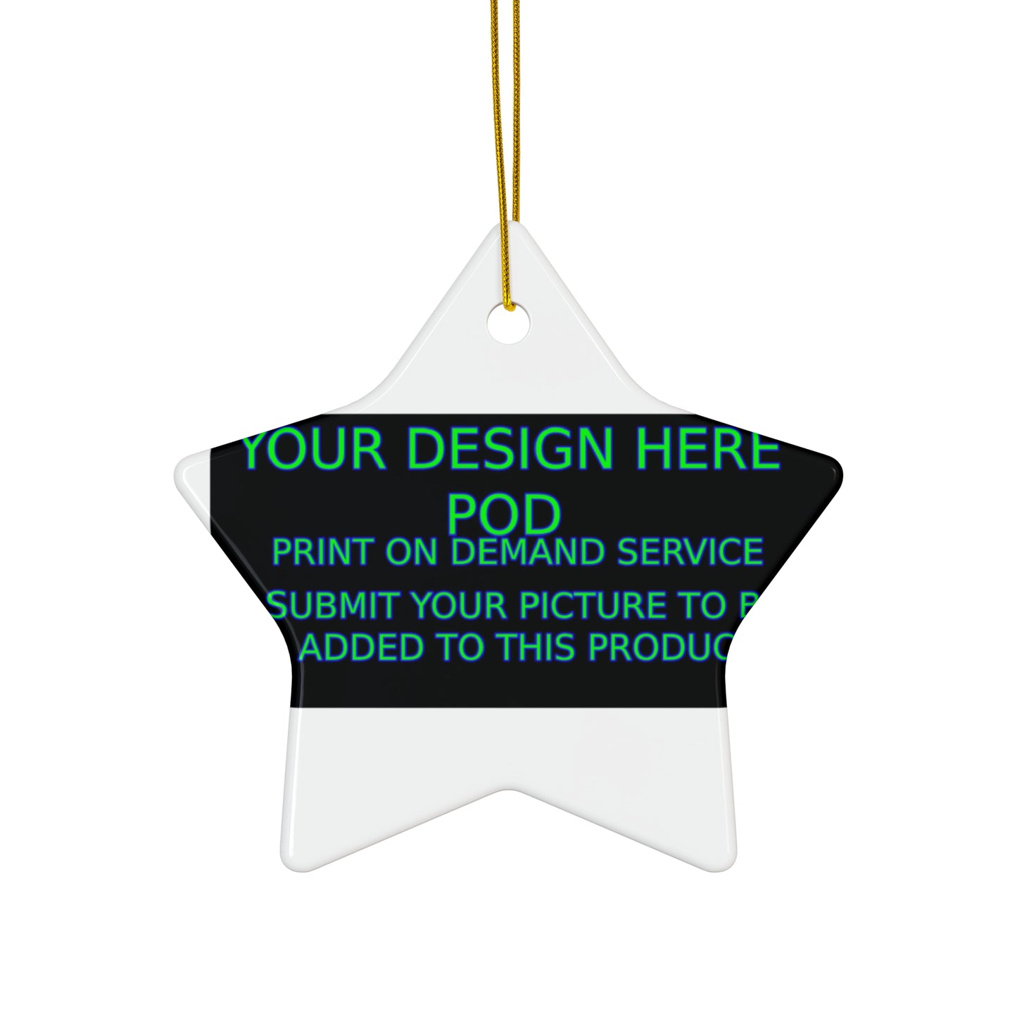 Customized Ceramic Ornament - Personalize Your Holiday Decor