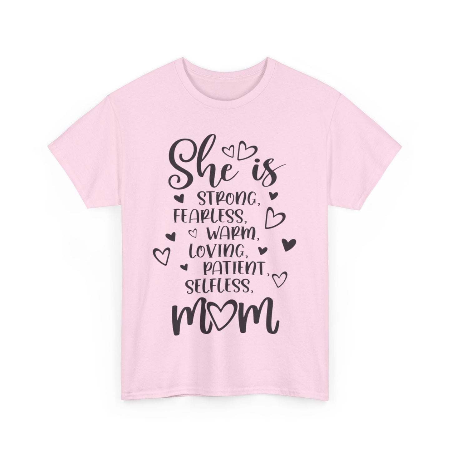 She is mom Unisex Heavy Cotton Tee