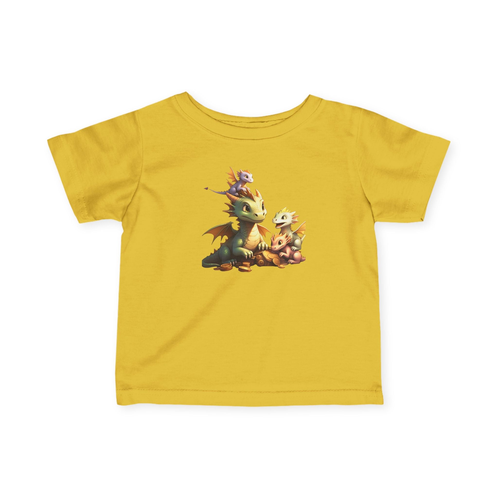 Whimsical Dragon Infant T-Shirt | Cute Baby Tee for Adventurous Kids