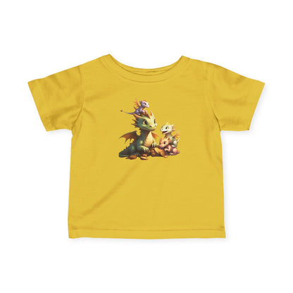 Whimsical Dragon Infant T-Shirt | Cute Baby Tee for Adventurous Kids