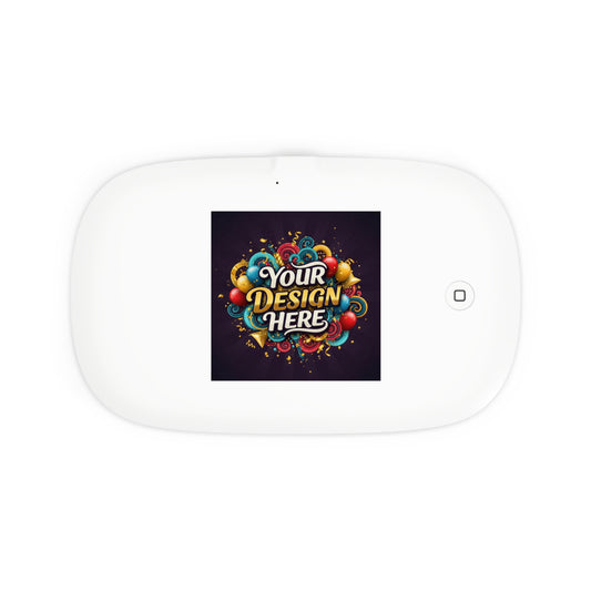Custom Design UV Phone Sanitizer & Wireless Charging Pad - Clean & Charge Anytime!