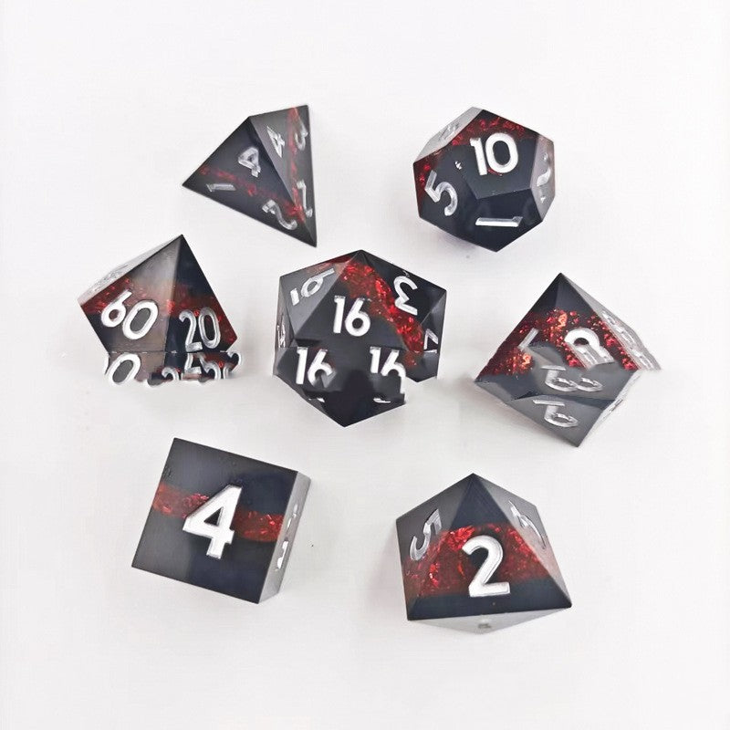 Black Clip Resin COC Running Dice