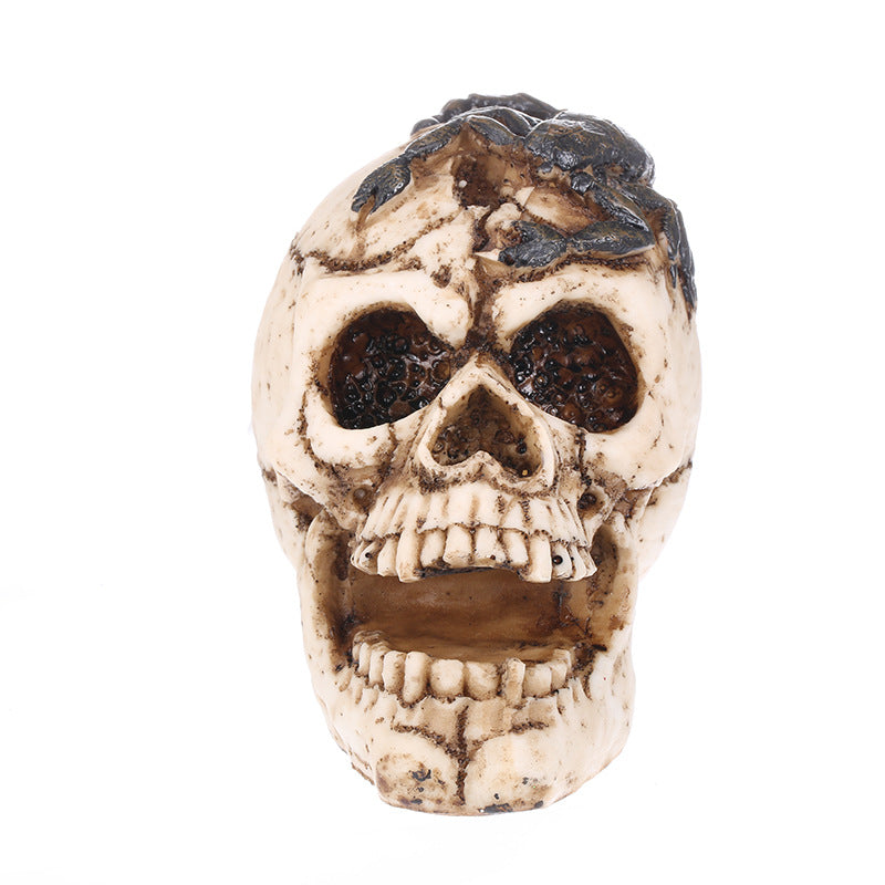 Resin skull decoration model