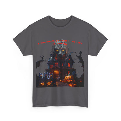 A Nightmare On Friday The 13th Halloween Unisex Heavy Cotton Tee