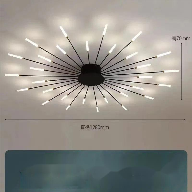 Ceiling Room Lights With Special Iron Decoration