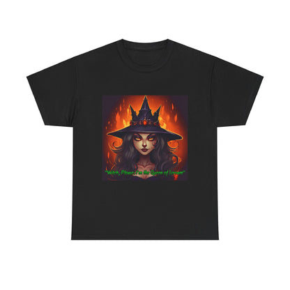 Witch Please Im The Queen Of Scream Unisex Heavy Cotton Tee