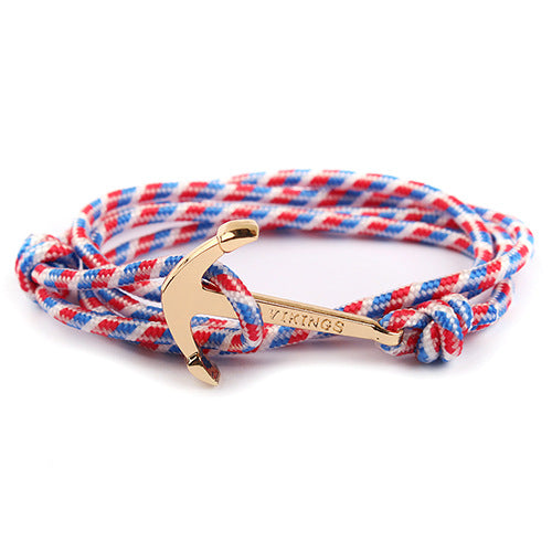 Pirate Nylon Rope Boat Anchor Bracelet