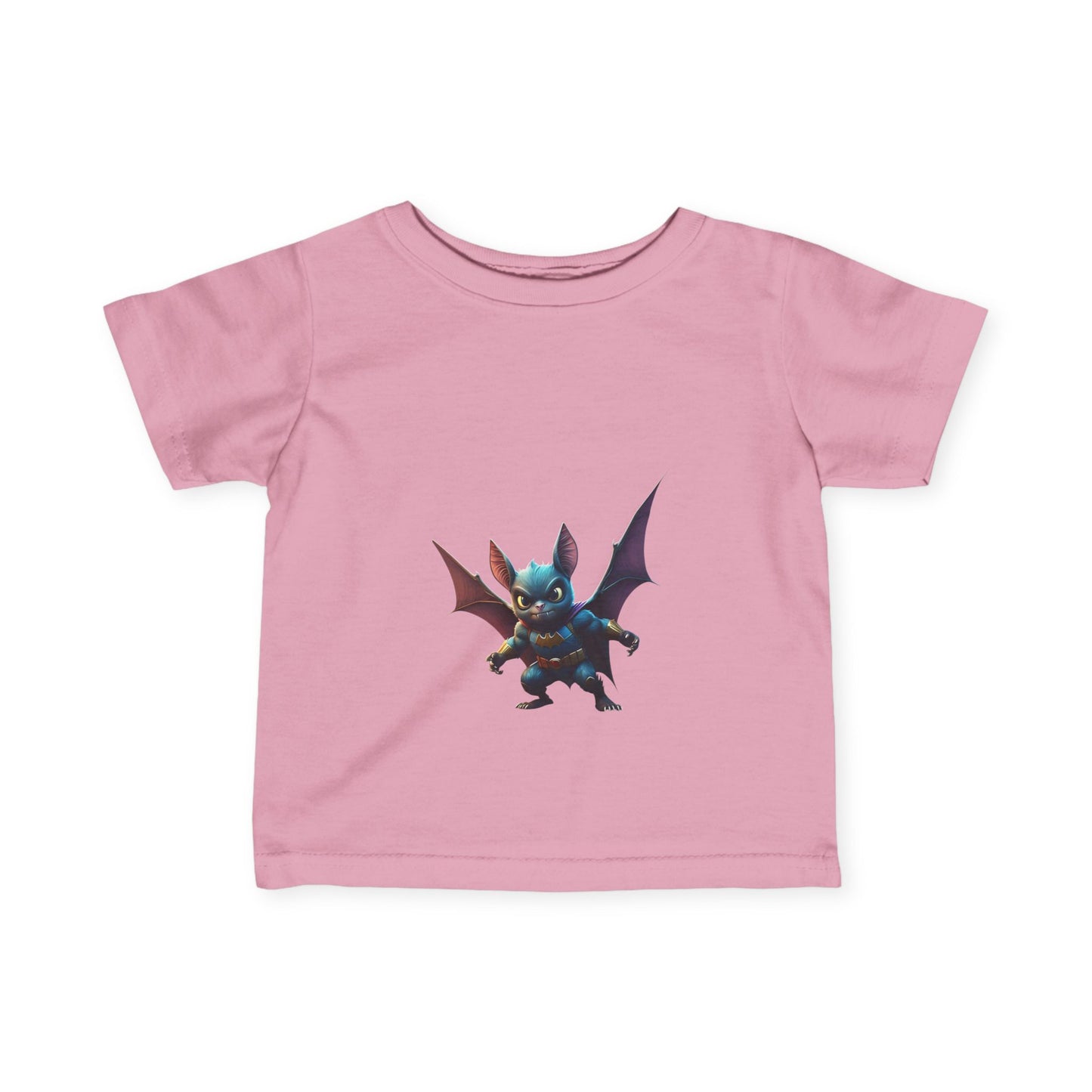 Cute Bat Man Super Hero Infant Tee for Playful Kids | Fun Graphic T-Shirt