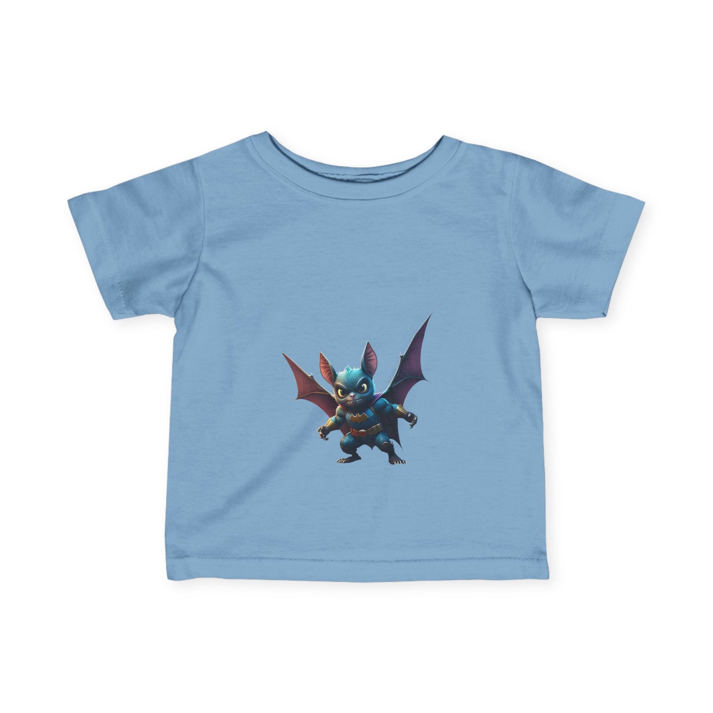 Cute Bat Man Super Hero Infant Tee for Playful Kids | Fun Graphic T-Shirt