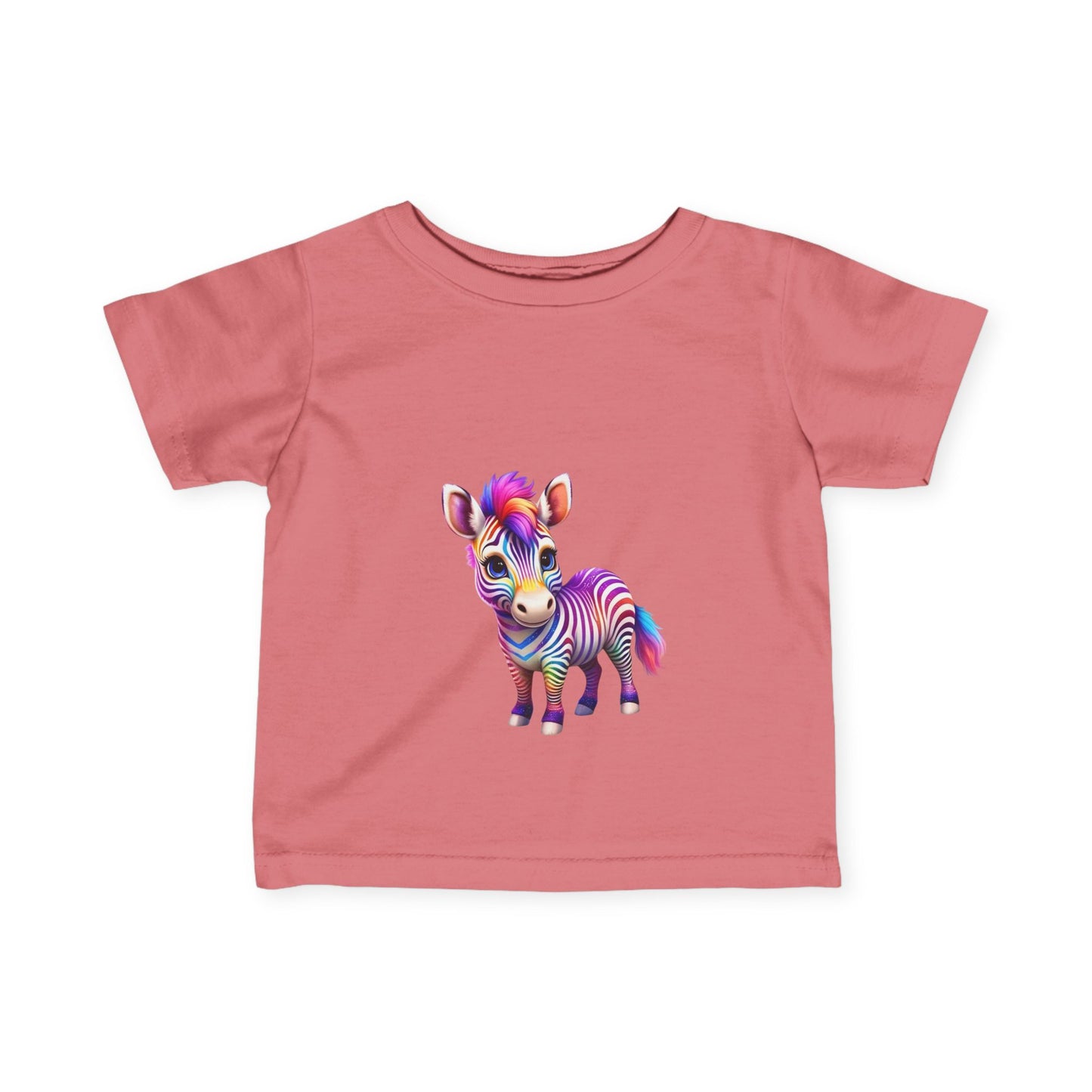 Colorful Zebra Infant T-Shirt | Cute Gift for Babies & Toddlers