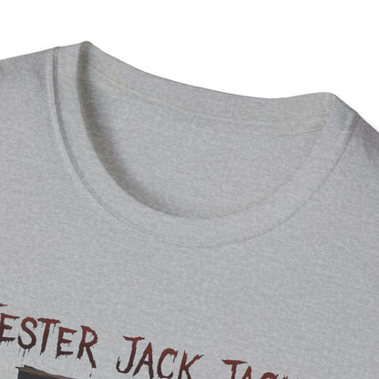 Jester Jack Jackyl Creepy Clown Graphic T-Shirt, Perfect for Halloween, Horror Fans, Scary Movie Night, Unisex Gift, Fun Adult Apparel