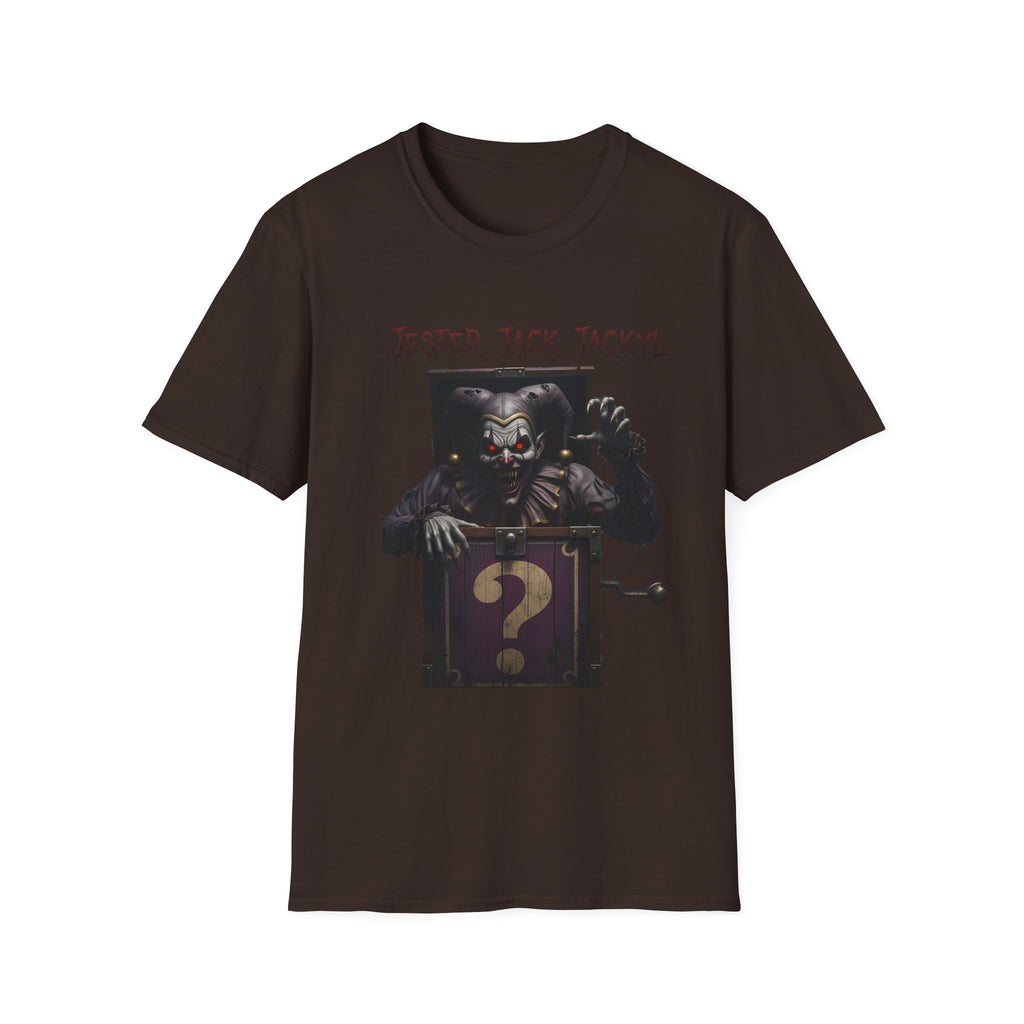Jester Jack Jackyl Creepy Clown Graphic T-Shirt, Perfect for Halloween, Horror Fans, Scary Movie Night, Unisex Gift, Fun Adult Apparel