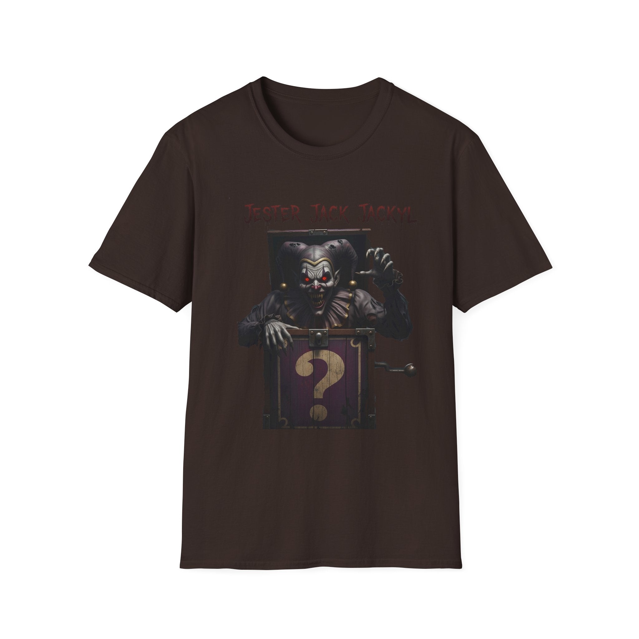 Jester Jack Jackyl Creepy Clown Graphic T-Shirt, Perfect for Halloween, Horror Fans, Scary Movie Night, Unisex Gift, Fun Adult Apparel