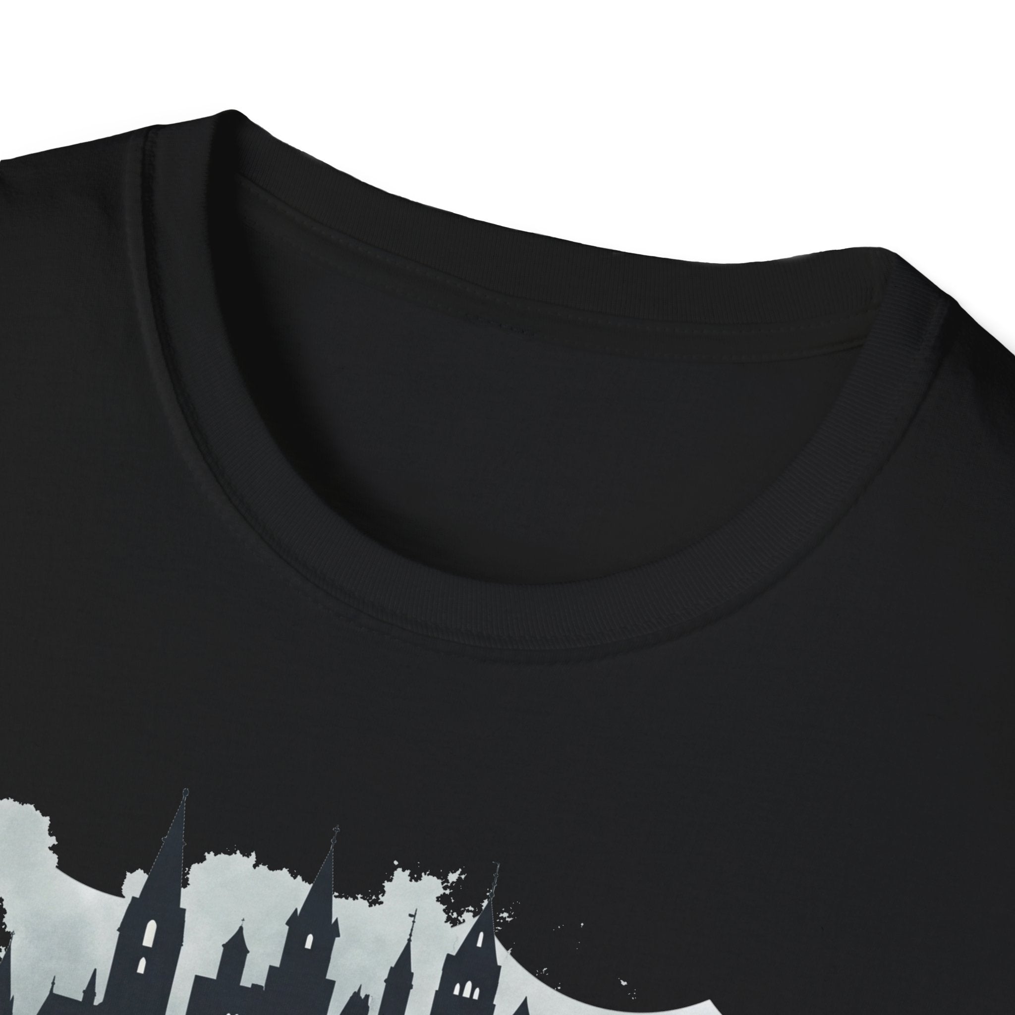 Nevermore Academy Spooky Graveyard T-Shirt - Unisex Halloween Tee, Nightmare Casual Wear, Horror Graphic Shirt, Perfect for Halloween Parties & Celebrations