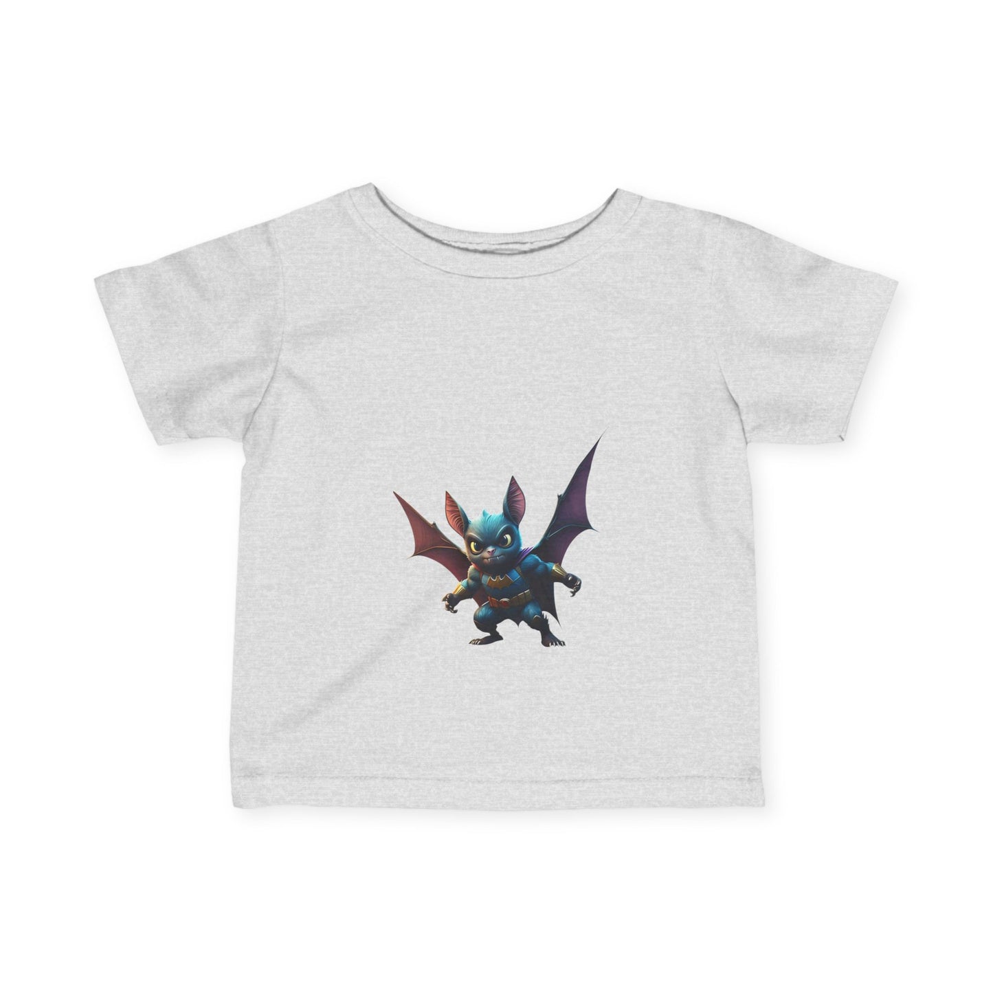 Cute Bat Man Super Hero Infant Tee for Playful Kids | Fun Graphic T-Shirt