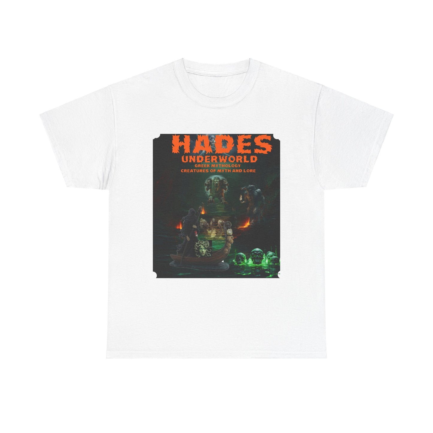 Hades Greek Mythology Creatures Unisex Heavy Cotton Tee