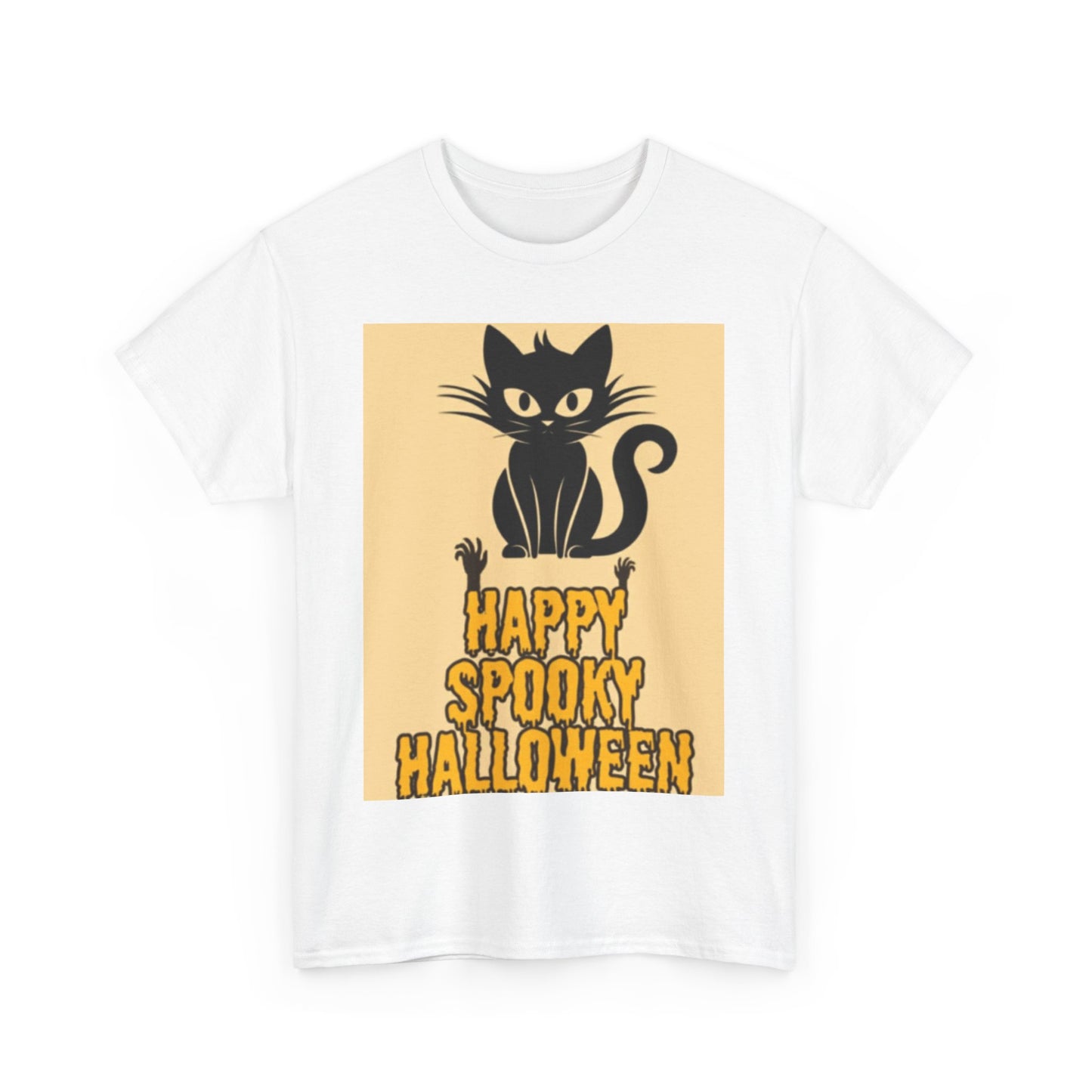 Happy Spooky Halloween Unisex Heavy Cotton Tee