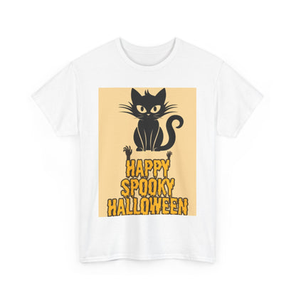 Happy Spooky Halloween Unisex Heavy Cotton Tee