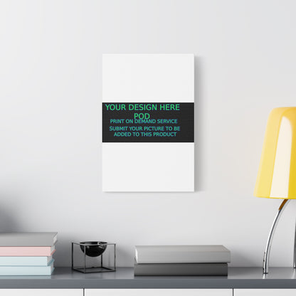 Custom Matte Canvas Print - Create Your Design