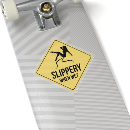 Slippery Kiss-Cut Stickers