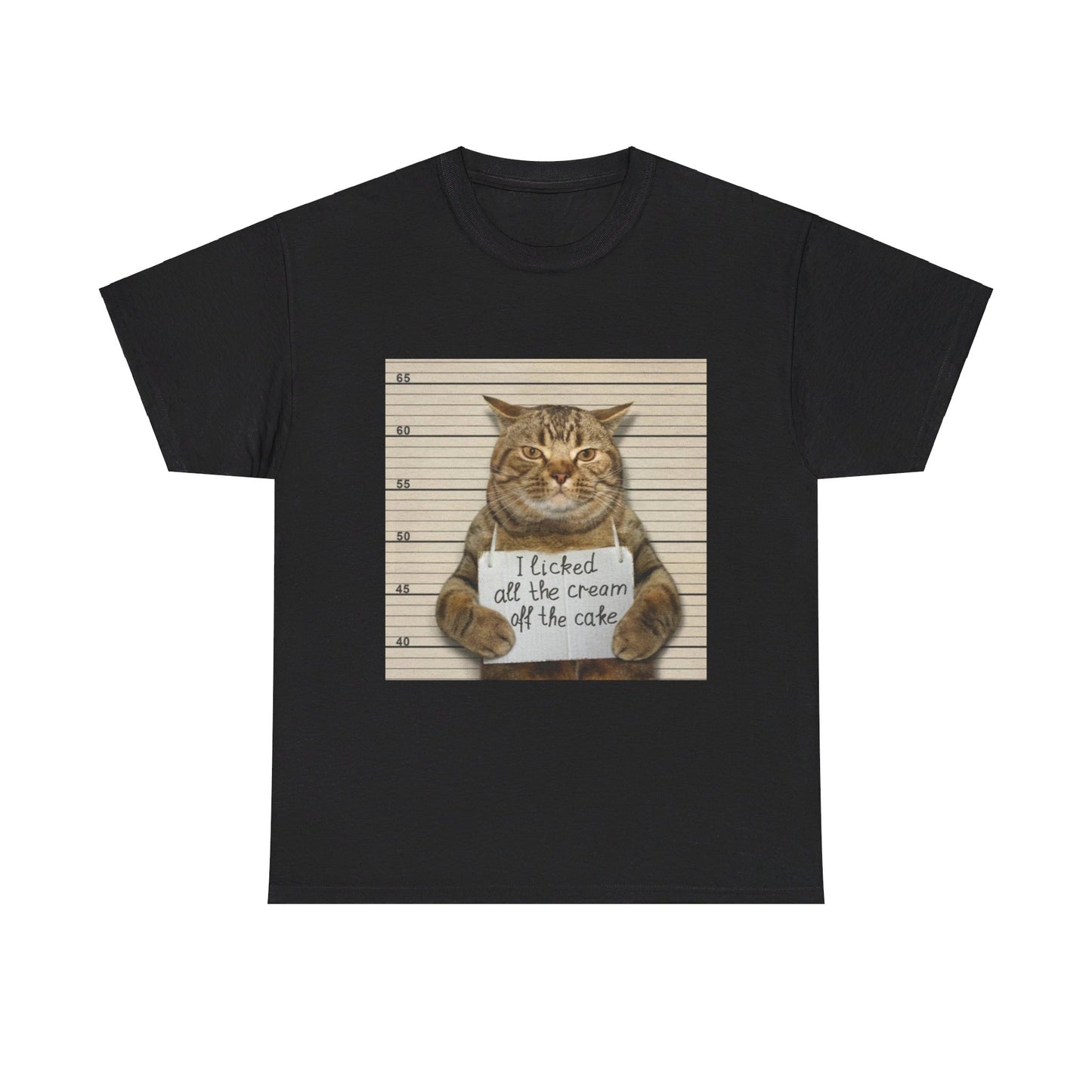 The Cat Did It Unisex Heavy Cotton Tee