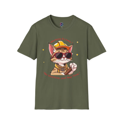Cool Cat Nap Time T-Shirt, Funny Cat Tee, Gift for Cat Lovers, Relaxed Fit, Vintage Style, Perfect for Birthdays, Holidays - S-Mart Shop Smart Treasures