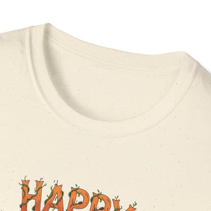 Happy Halloween Wine T-Shirt, Fun Costume Tee, Unisex Graphic Shirt, Spooky Party Wear, Gift for Wine Lovers