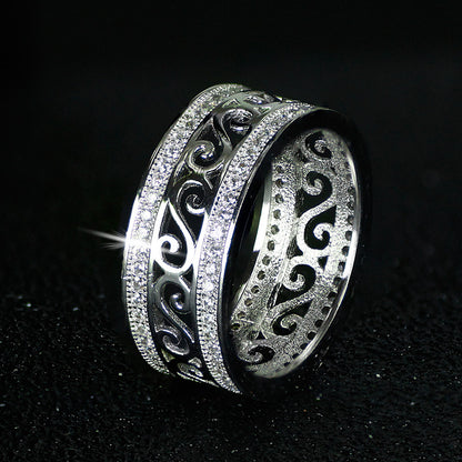 Women's 8mm Vintage Ring Female