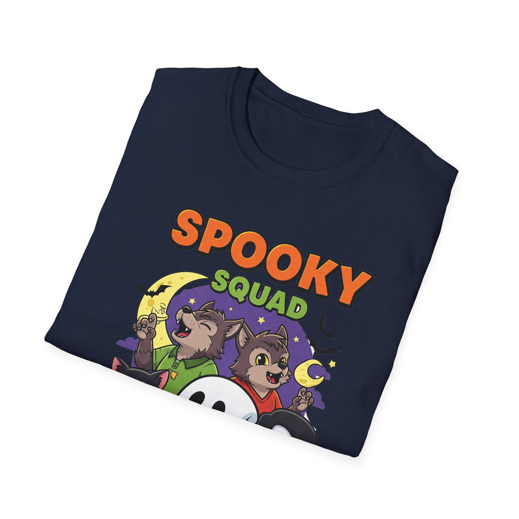 Spooky Squad T-Shirt, Halloween Tee, Cute Ghost Shirt, Unisex Graphic Tee, Fall Fashion, Trick or Treat T-Shirt