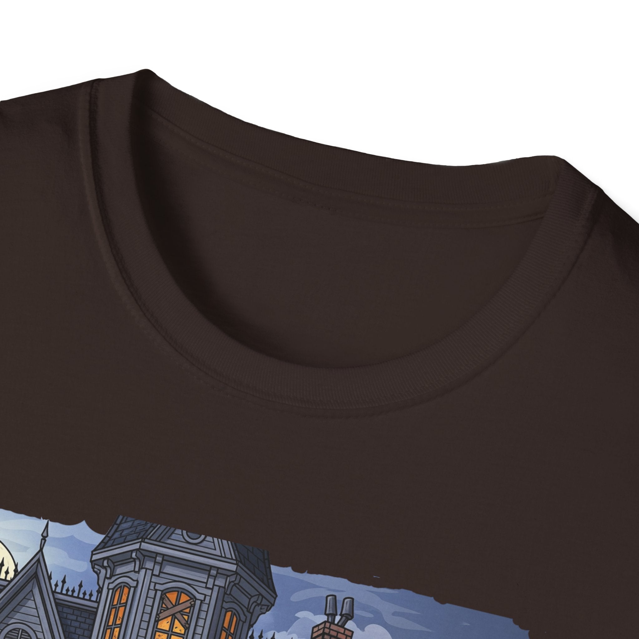 Just Waiting For Halloween Graphic Tee, Unisex Softstyle T-Shirt, Spooky Season Outfit, Perfect for Halloween Parties, Autumn Vibes, Casual Wear